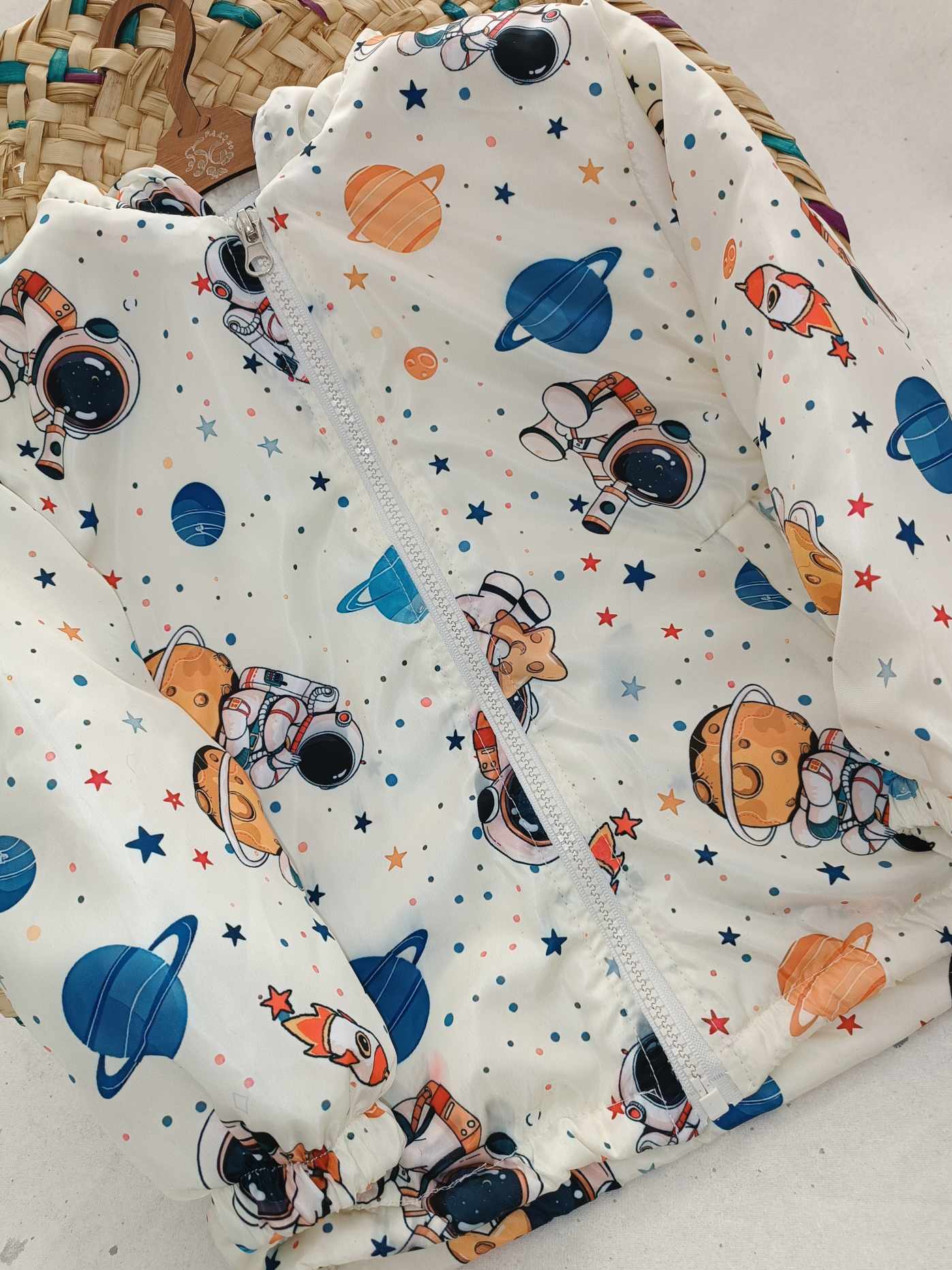 سویشرت کاپشن رویه مموری داخل کرک اسپرت سفیدشیری