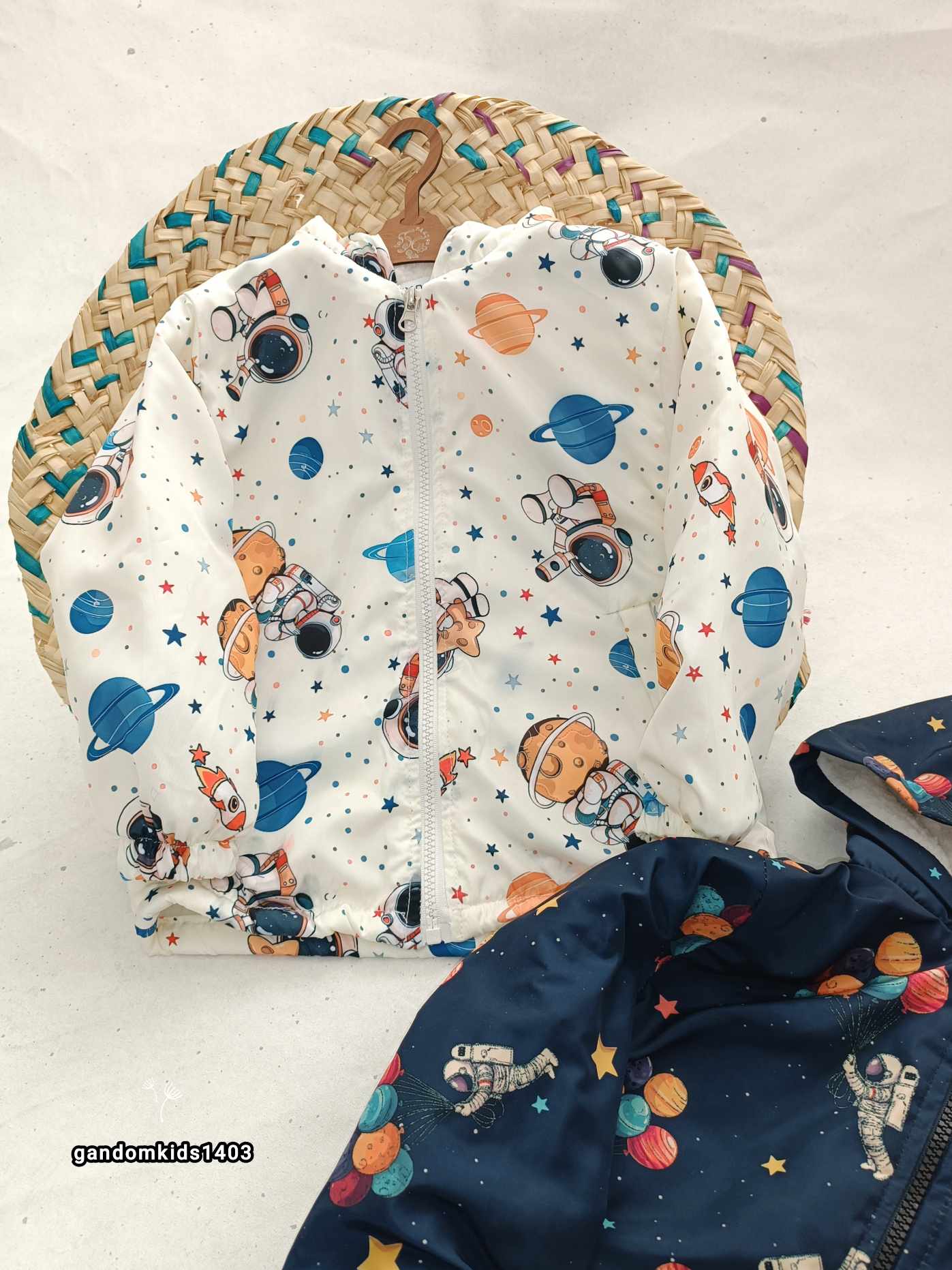 سویشرت کاپشن رویه مموری داخل کرک اسپرت سفید شیری